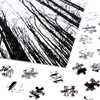 Bgraamiens Puzzle-Forest in Black and White-1000 Pieces Creative Black and