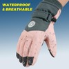 Pleneal Winter Ski Gloves Women Men, Windproof Waterproof Gloves with