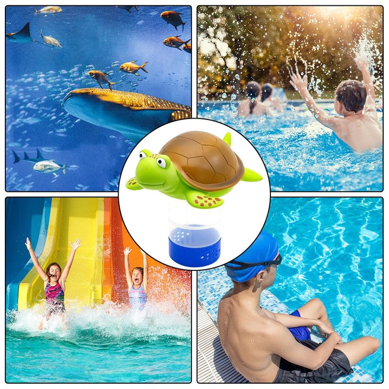 Floating Turtle Chlorine Dispenser - Fits 1 and 3 Inch