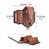 Tourbon Men's EDC Leather Pouch for Belt Multitool Sheath Folding