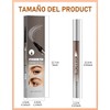 Erinde L?piz L?quido para Cejas, Resistente al Agua, #F204black Brown