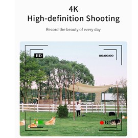 Digital Camera for Photography, 50 MP Anti-Shake Vlogging Camera with 2.4 Inch TFT Screen, Compact Travel Camera for Teenagers (Black)