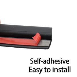 AUTOXBERT 4M/13ft Z Shape Car Window Door Rubber Seal Strip Edge Trim Guards Hollow Weatherstrip for Car Window Door Engine Cover