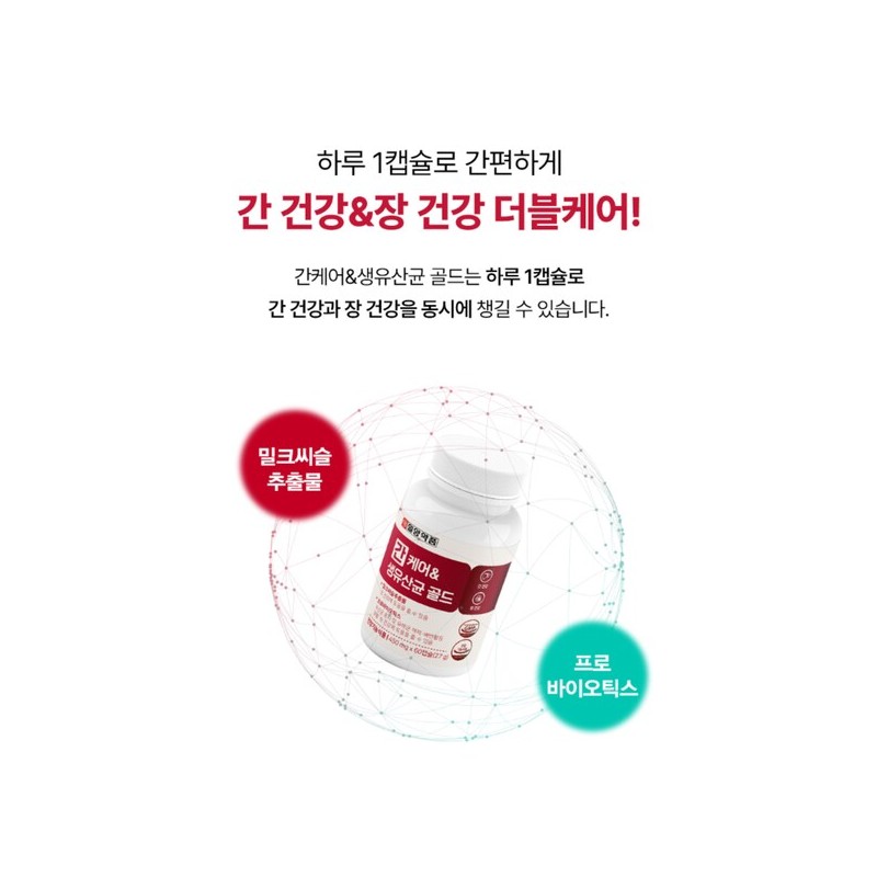 간케어앤유산균 간건강케어 락토바실루스 락토바실러스 롱검 유산균 Liver Care and Probiotics