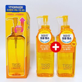 tees 1+1 Teeth Deep Off Oil Cleansing Oil 320ml+320ml / 1+1 티스 딥오프 오일 클렌징오일 320ml+320ml