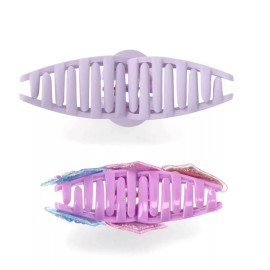 Confetti Wonder Nation Girls Heart Pink Hair Confetti and Loop Claw Clips 2-Piece New