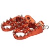Offroad-Trittbretter Accossato Orange in Ergal 7075 für GASGAS EC 2008 bis 2010 (CC 200)