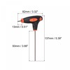 sourcing map 2mm Hex Key T-Handle Dual End Wrench Spanner,
