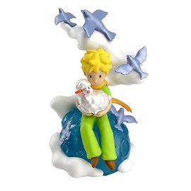 Plastoy Little Prince and Sheep on Planet Figurine