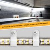GOOACC 1/2 Inch Rope Light P-Style Mounting Clips with Pan