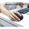 Eaxus® Ergonon Vertikale Maus kabellos - Hochkant USB Maus ergonomisch,