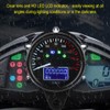 Qiilu Universal Speedometer Motorcycle, Universal 0~160 km/h Moto Digital LED