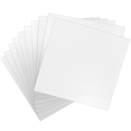 WANTOUTH Stencil Foil Mylar Stencil Sheets 30.5 x 30.5 cm Mylar Foil Stencils Mylar Films Semi-Transparent Stencil Film Stencil Art Sheet for Drawings, Art Journals Pack of 10
