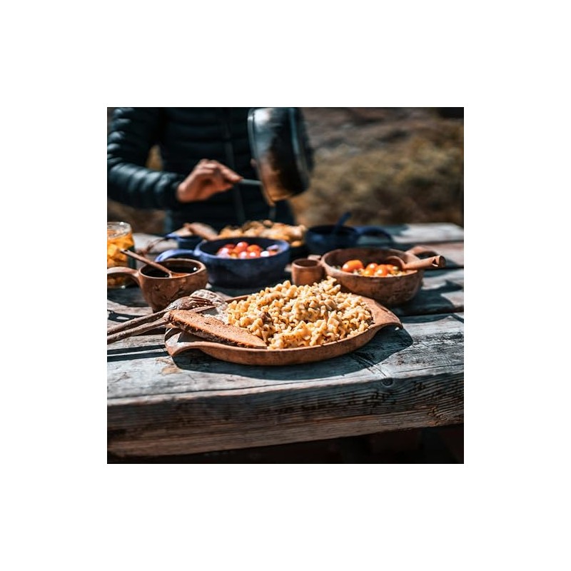 Kupilka Platter 44 for Outdoors, Hiking, Camping - Brown Color