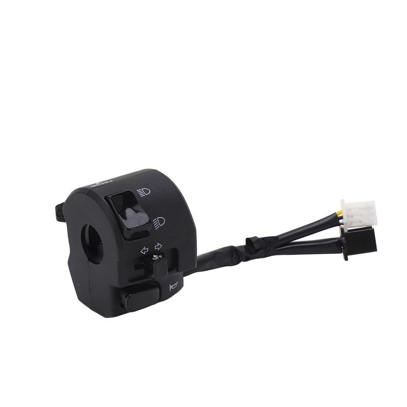 Motorcycle Handlebar Switch 7/8inch Light Trumpet Universal Handlebar Switch Replacement