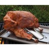 Charcoal Companion CC6302 Stainless Steel Infusion Turkey Roaster, Silver