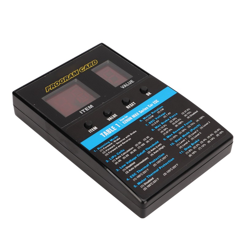 LED Program Card Box Brushless Universal ESC Programming Card for