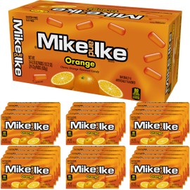 Mike and Ike Orange Candy, 0.78 Ounce Box (Pack of 24)