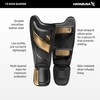 Hayabusa T3 Striking Shinguards - Black/Gold, Medium