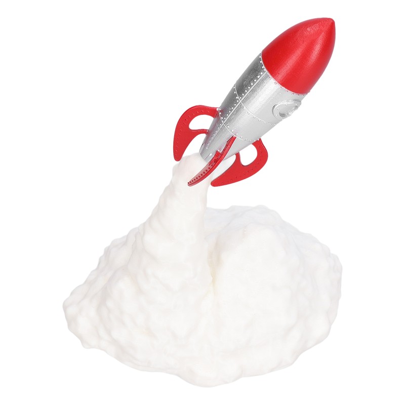 3D Printing Rocket Lamp Innovative Bedside Table Light USB Charging