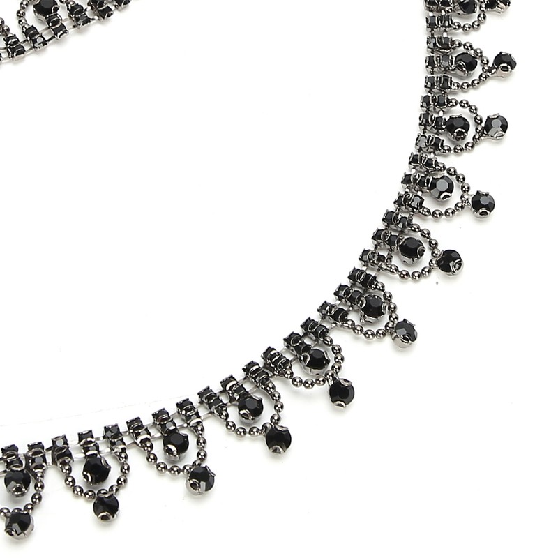 Welding Rhinestones Chain Tassel Pendant Belly Dance Decoration Jewelry Accessories