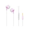 KOYOKOMA Wired Earphones, In-Ear Type, Built-in Microphone, Remote Control, 0.14
