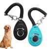 2 Pcs Dog Training Clickers with Wrist Strap,Pet Training Clicker,Durable