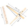 Single Vesion Emergency Gear Props Paulownia Material Outdoor Bow Drill