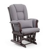 Storkcraft Tuscany Custom Glider and Ottoman with Free Lumbar Pillow