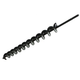 Timunr 1.75 x 24 Extended Length Auger Drill Bit Fit for Garden Plant Auger Post Hole Digger 8mm Diameter Hex Shank