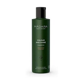 MÁDARA Organic Skincare Colour and Shine Shampoo with Northern Nettle and Quince Colour Retention Reinforcing Vegan Ecocert Certified Recyclable Packaging 250ml