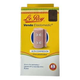 Venda De Alta Compresión Le Roy 10cm X 5m