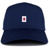 Trendy Apparel Shop Diamond Playing Card Patch Structured Baseball Cap