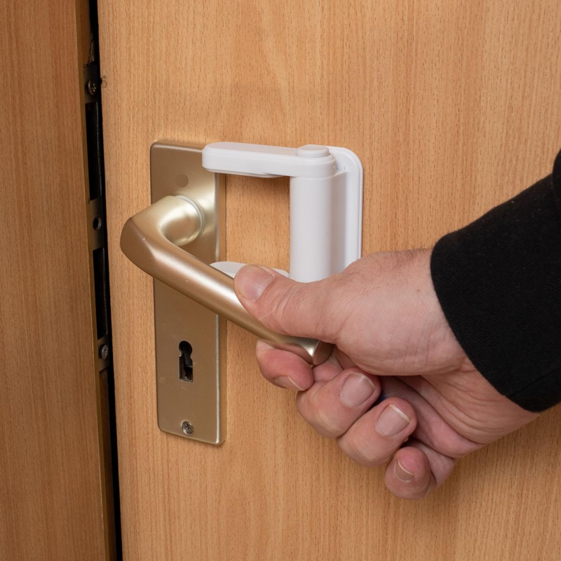 Door Handle Lock for Kids and Pets 2 Pack Reusable
