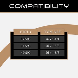 26" x 1-3/8" Baldwins Cycle/Bike Inner Tube Presta/French Type Valve