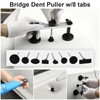 Bitlyle Dent Puller Hail Remover Kits,129pc Professional Car Paintless Dent