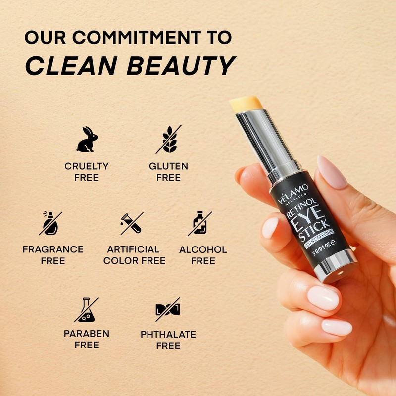 VELAMO ADVANCED Retinol Eye Stick: Retinol Eye Cream for Dark