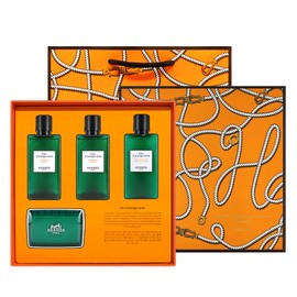 (Old type) Hermes Amenity Eau d’Orange Vert Hair 4-piece set / (구형) 에르메스 어메니티 오 도랑쥬 베르트 헤어 4종 세트