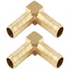 Zorfeter Brass Hose Barb Fitting 5/16" 8mm ID 90 Degree