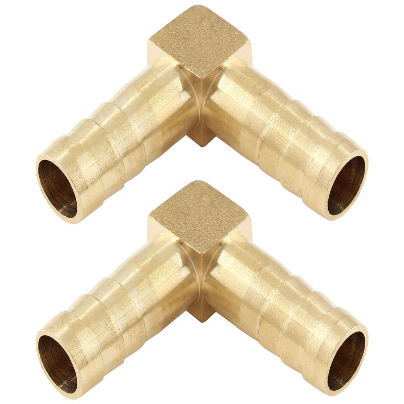 Zorfeter Brass Hose Barb Fitting 5/16" 8mm ID 90 Degree