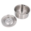 Dog Water Bowl Dispenser 304 Stainless Steel Spill Proof 3L