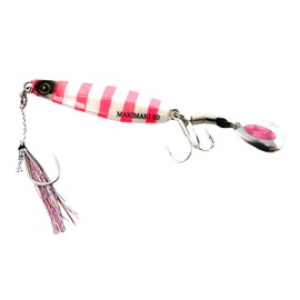 HAYABUSA Metal Jig, Jack Eye, Makimaki, FS417, Limited Color, 1.4 oz (40 g), Kishiichi SP Pink (Noctilucent)