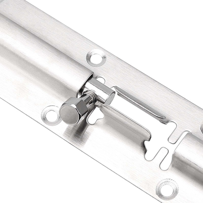 SINJEUN 30 Pack 5 Inch Barrel Bolt, Stainless Steel Slide