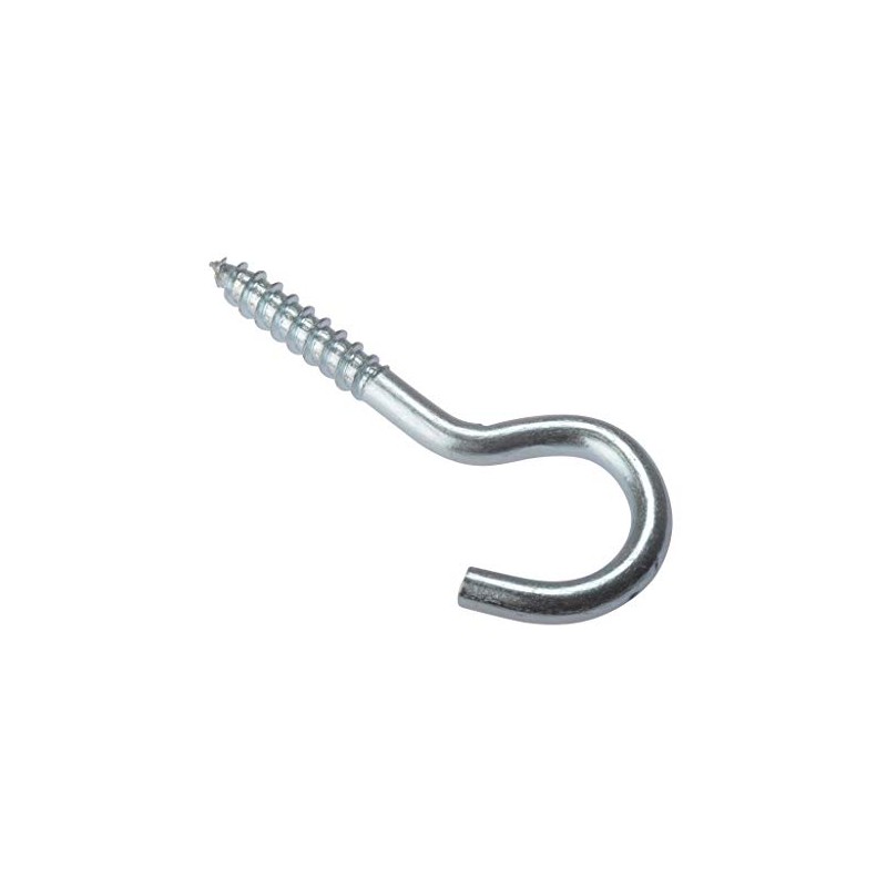 Forgefix Screw Hooks | 60 x 10g | Zinc Plated
