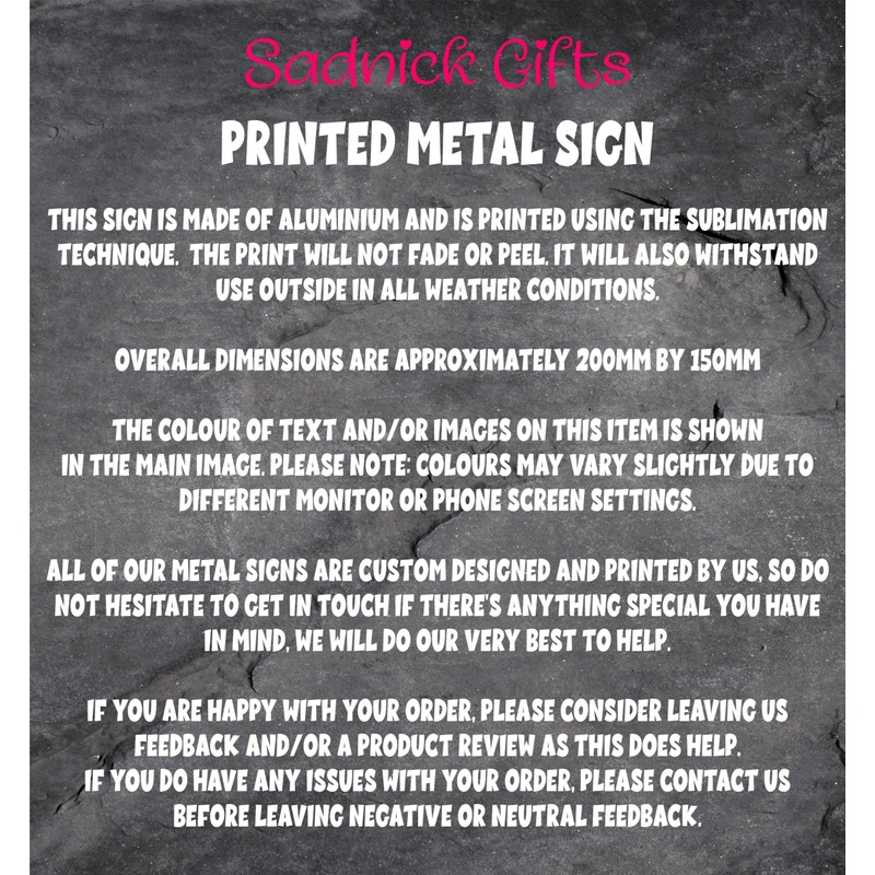 Cockapoo Metal Sign Gift – When Visiting My House Please