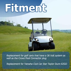 WFLNHB 36 Volt 5A Golf Cart Battery Charger Replacement for Yamaha Club Car DS EZGO TXT