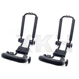 XKMT-Foldable Kayak Carrier Boat Canoe Fold Rack Holder Snowboard J-Bar Roof Top Pair [B07DVXZ4H8]