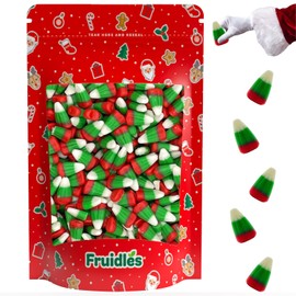 Fruidles Christmas Candy Corn Holiday Treats, Gluten Free, Fun & Festive Holiday Snacking Treat (Half-Pound)