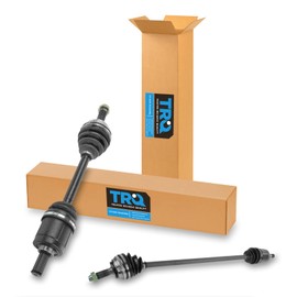 TRQ Front Driver and Passenger Side CV Axle Assembly Set 2 Piece Compatible with 1990-1993 Honda Accord Automatic Transmission