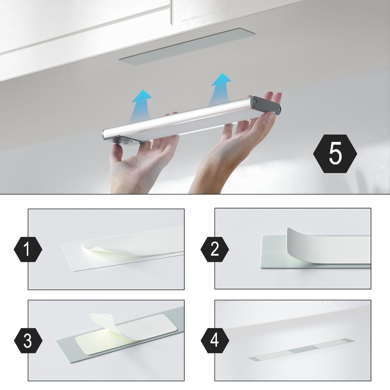 Longer Under Cabinet Lights - Magnetic Sticky Light Strip for